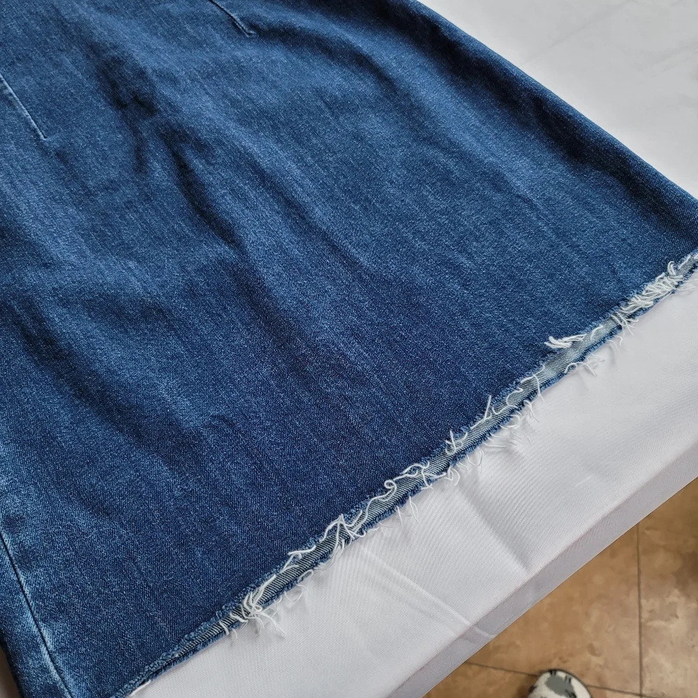 NWT GRLFRND "Estelle" Denim Dress - size XS - Picture 4 of 10